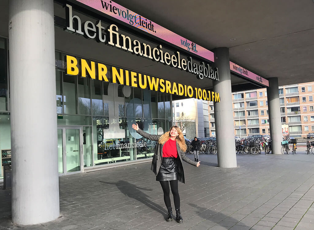 Mila Duterloo te gast BNR Nieuwsradio