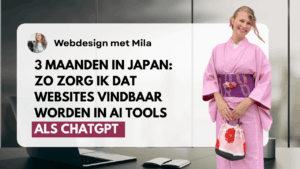 vindbaar worden in ChatGPT